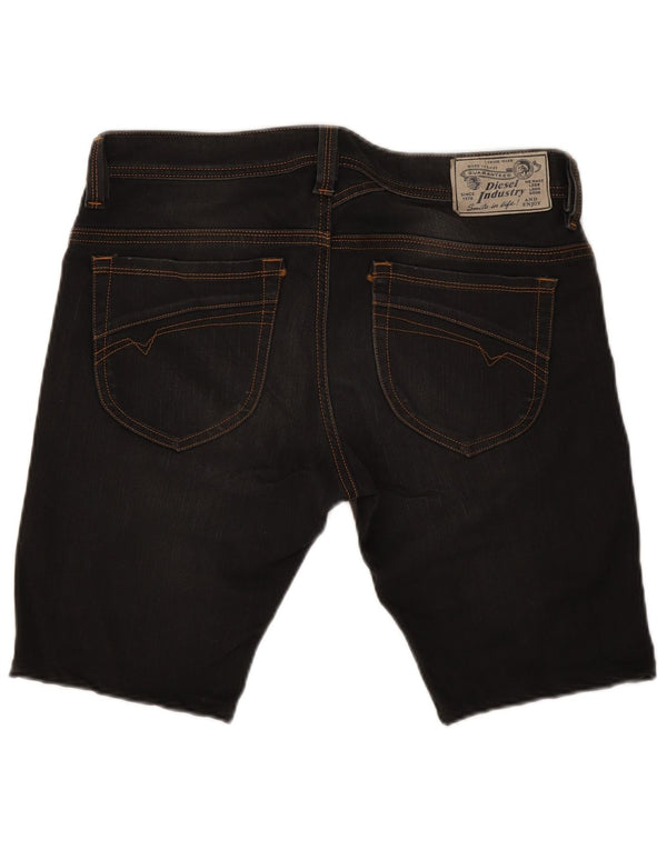 Diesel Ανδρικό Thanaz Slim Skinny τζιν σορτς W32 μεσαίο μαύρο βαμβακερό