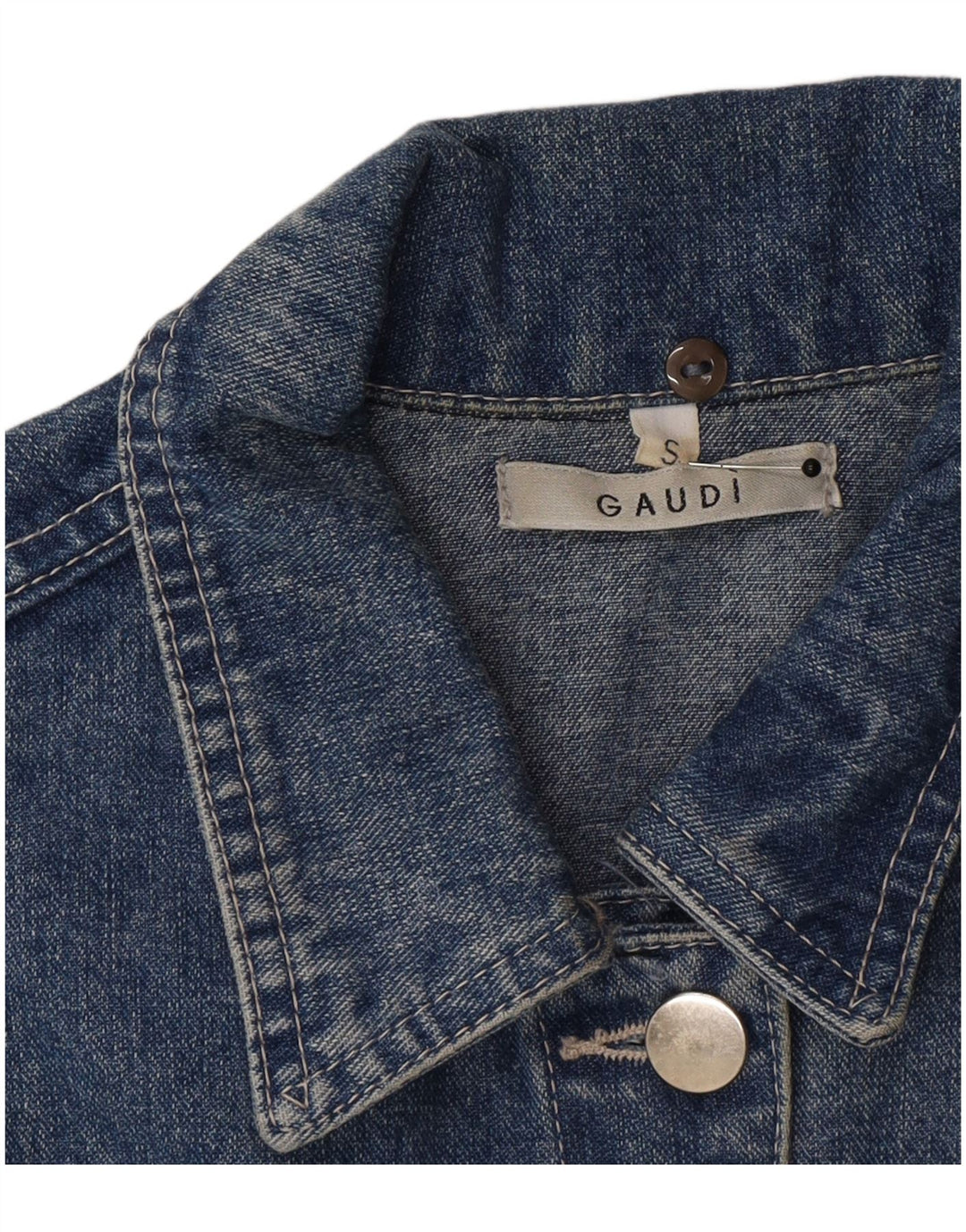 Γυναικείο Τζιν Μπουφάν Gaudi UK 10 Small Blue Cotton