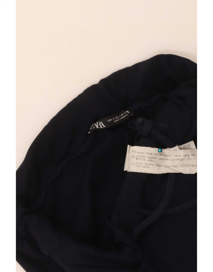 Zara Γυναικεία φόρμα παντελόνι UK 8 Small Navy Blue Viscose
