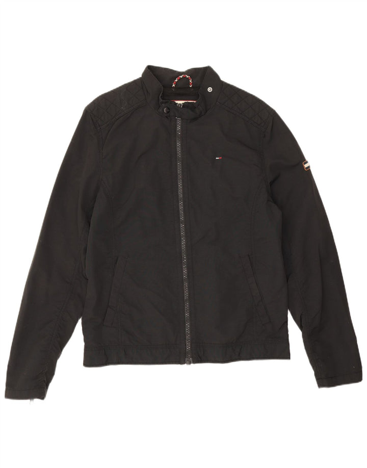 Ανδρικό μπουφάν Tommy Hilfiger UK 38 Medium Black Polyamide