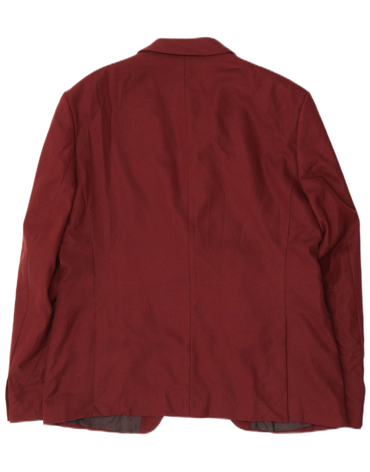 Zara Ανδρικό σακάκι σακάκι με 1 κουμπί EU 54 XL Βουργουνδίας