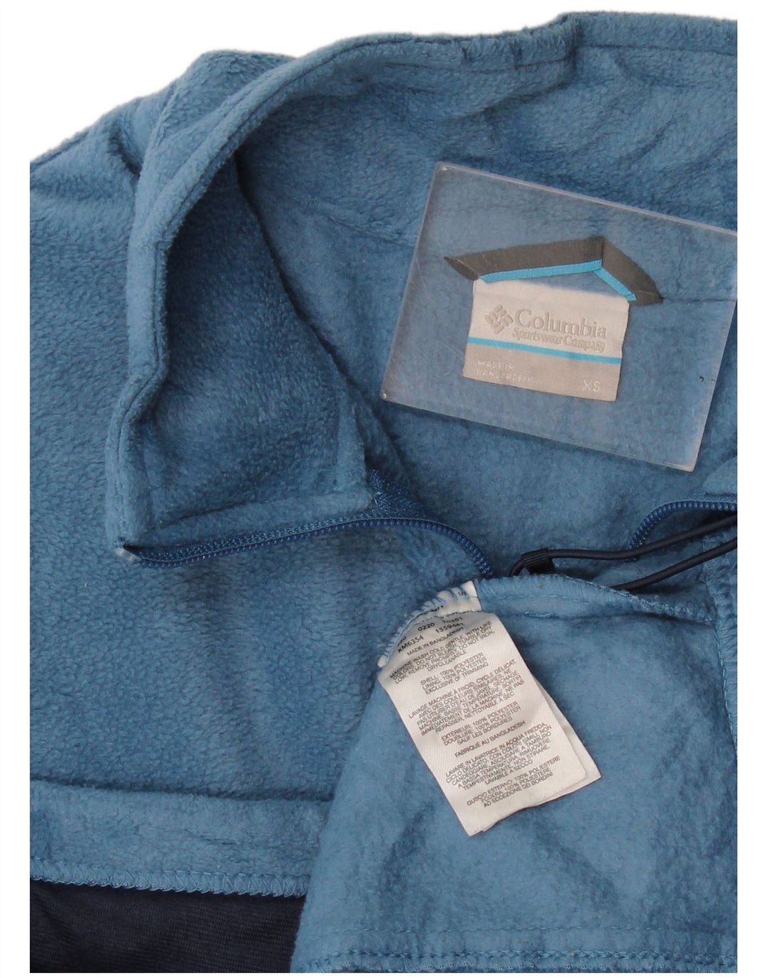 Columbia Γυναικείο Μπουφάν από Fleece Oversized UK 6 XS Blue Polyester