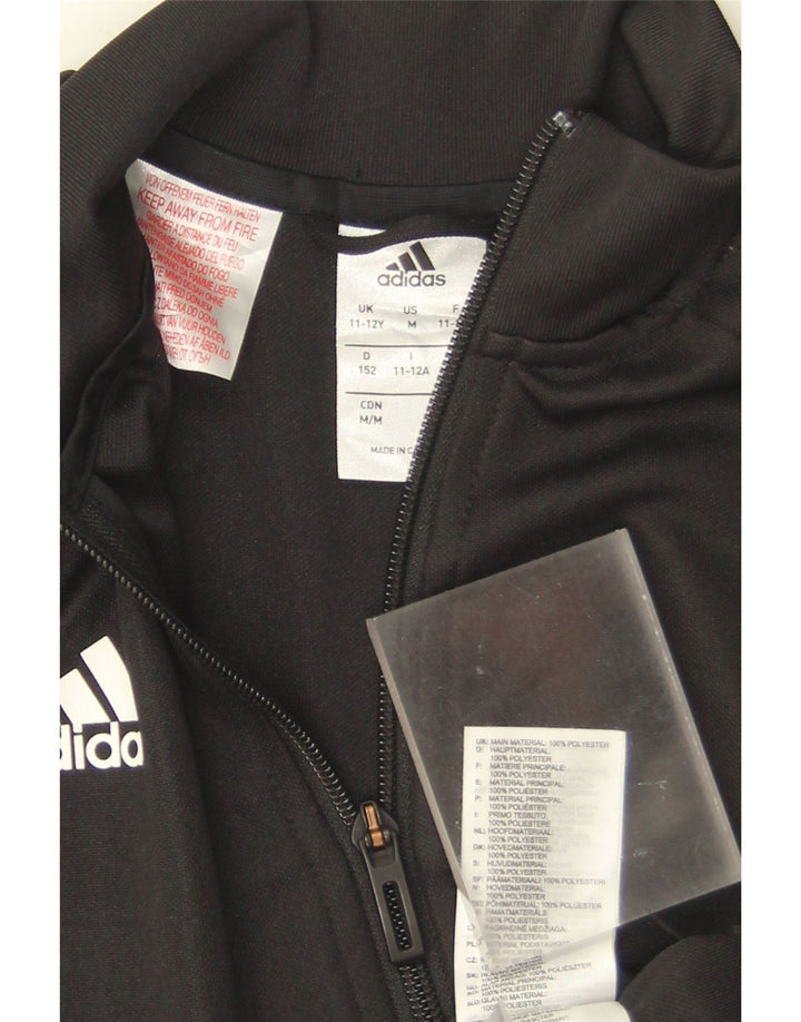 Κορίτσια αθλητική φόρμα Adidas Top Jacket 11-12 ετών Μαύρο Πολυεστέρα