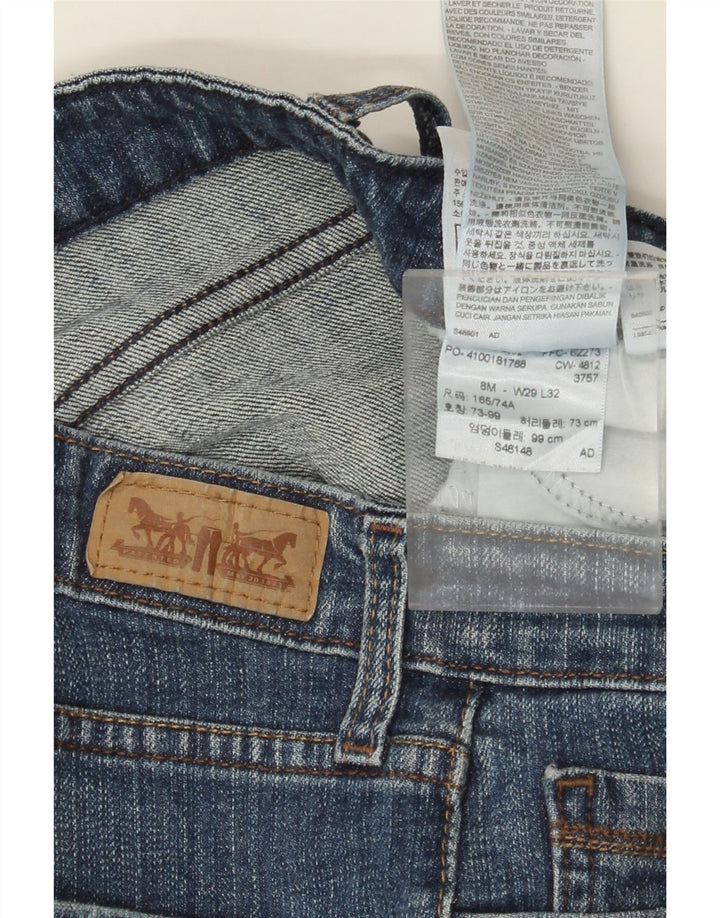 LEVI'S Γυναικείο Ψηλό Ψηλό Τζιν US 8 Medium W29 L32 Μπλε βαμβακερό