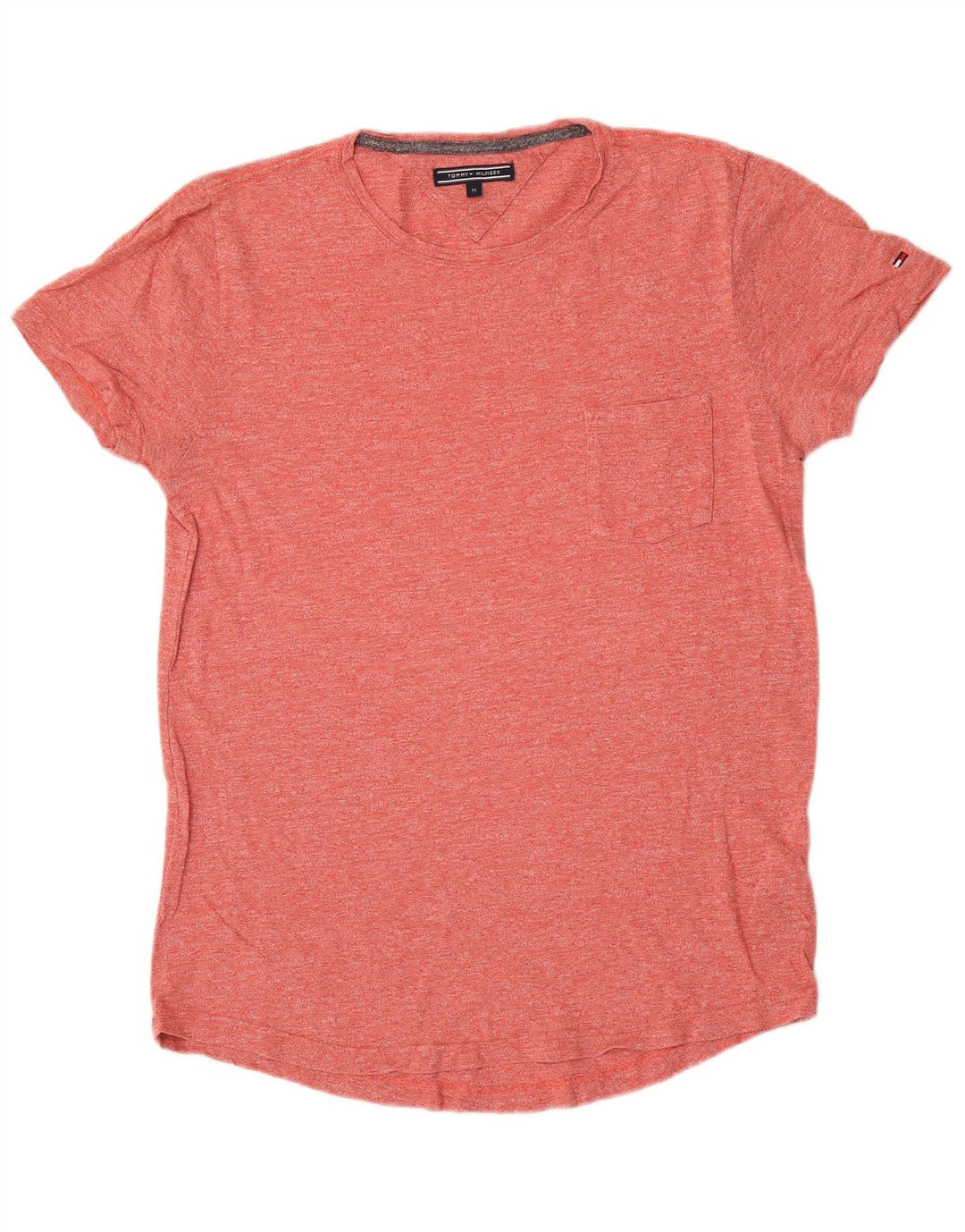Ανδρικό T-Shirt Tommy Hilfiger Top Βαμβακερό μεσαίο κόκκινο