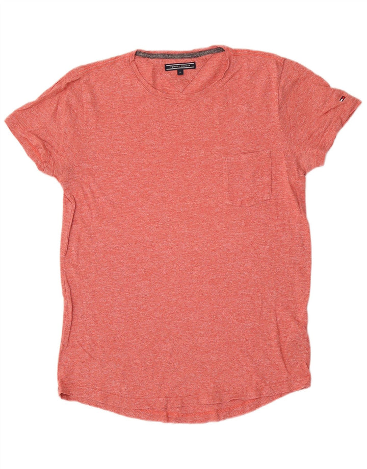 Ανδρικό T-Shirt Tommy Hilfiger Top Βαμβακερό μεσαίο κόκκινο