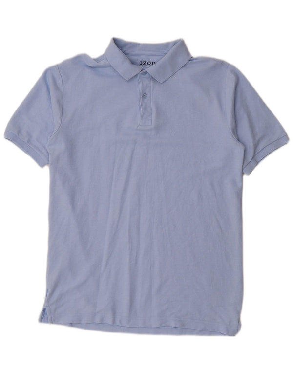 Izod Boys Husky Polo πουκάμισο 15-16 ετών XL Μπλε βαμβακερό