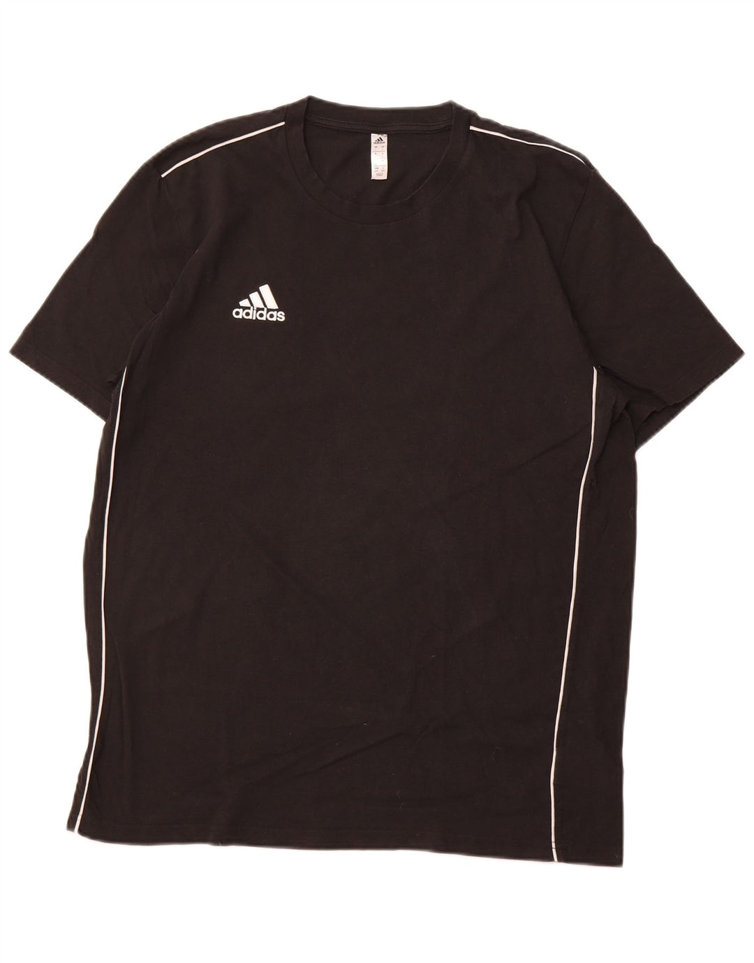 Ανδρικό T-Shirt ADIDAS Top Large Μαύρο Βαμβακερό