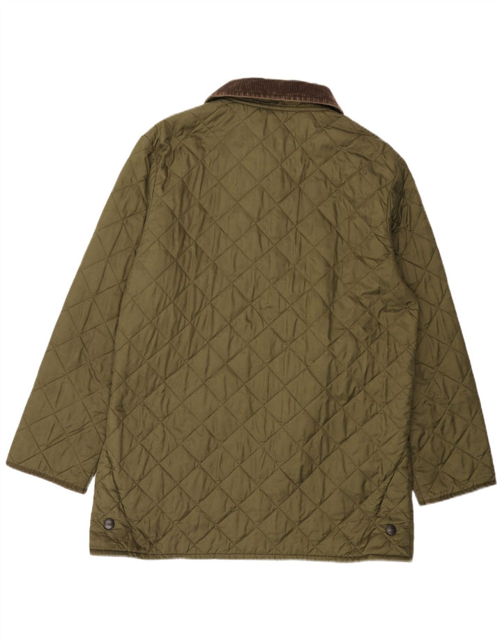 Ανδρικό καπιτονέ μπουφάν BARBOUR UK 40 Large Khaki Polyamide