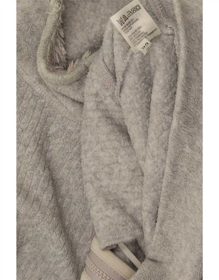 Marks & Spencer Γυναικείο Fleece Jacket UK 16 Large Grey Polyester