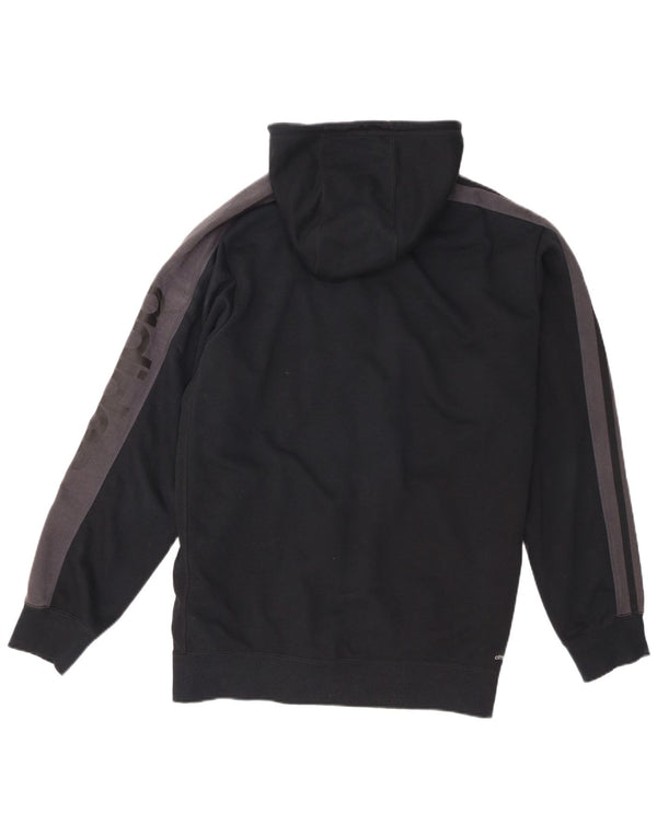 Ανδρικό πουλόβερ Adidas Climalite με φερμουάρ XL Μαύρο Colourblock