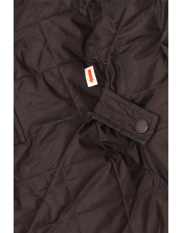 Ανδρικό καπιτονέ μπουφάν BARBOUR UK 36 Small Black Polyester