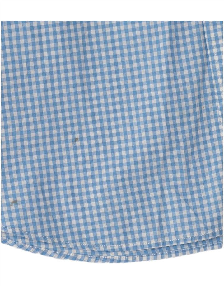 Ανδρικό πουκάμισο Boden Regular Fit XL Blue Gingham Cotton