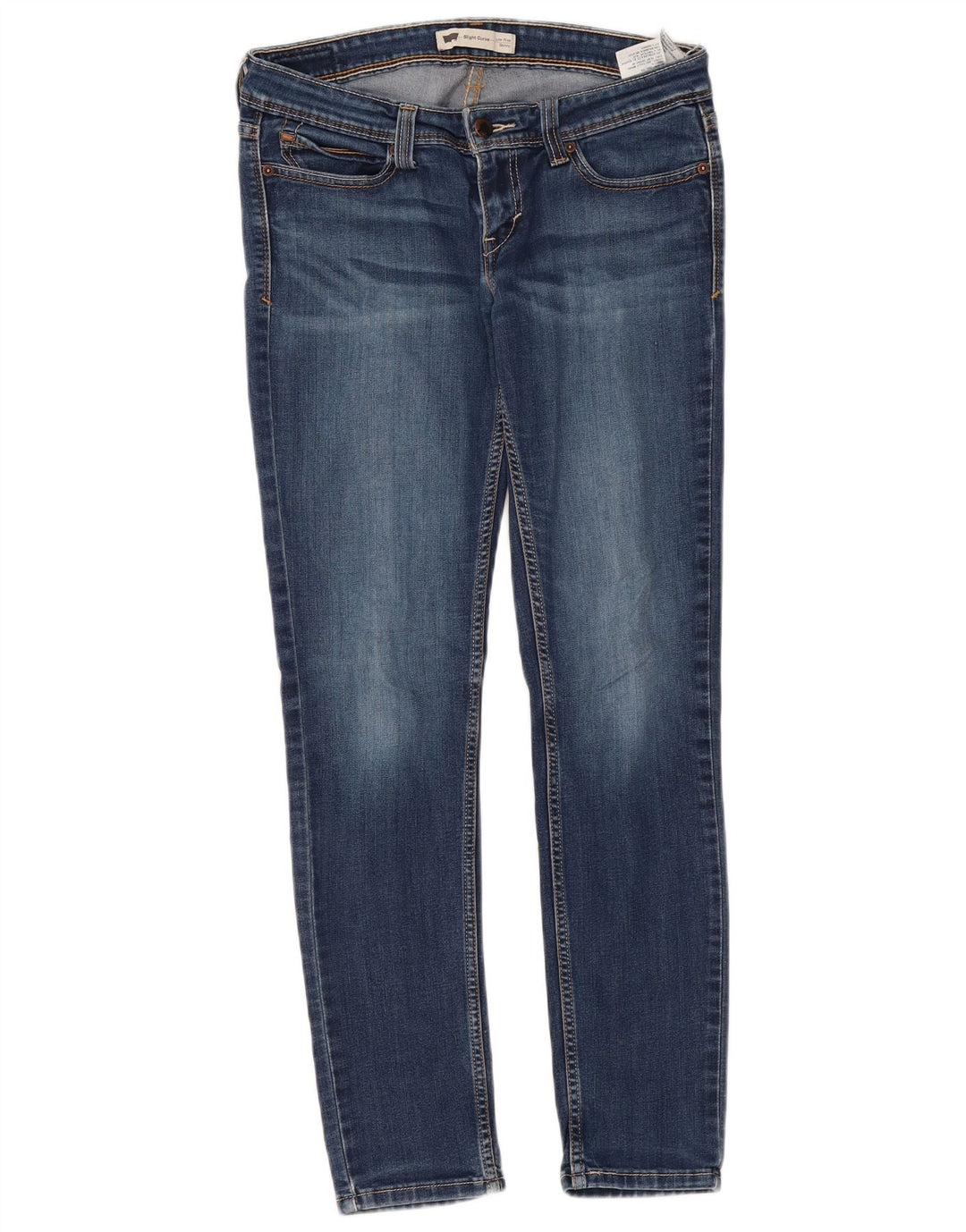 LEVI'S Γυναικείο Skinny Jeans με ελαφριά καμπύλη Χαμηλή μέση W29 L32 Μπλε βαμβακερό