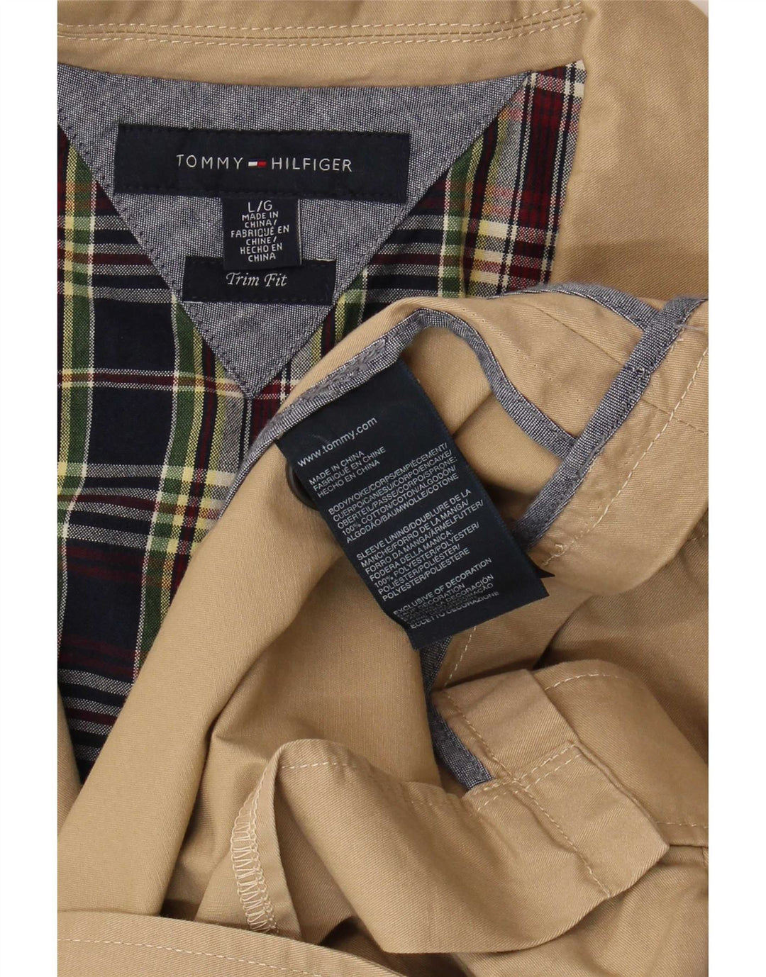Tommy Hilfiger Ανδρικό μπουφάν μπλέιζερ με 2 κουμπιά UK 40 Large Beige