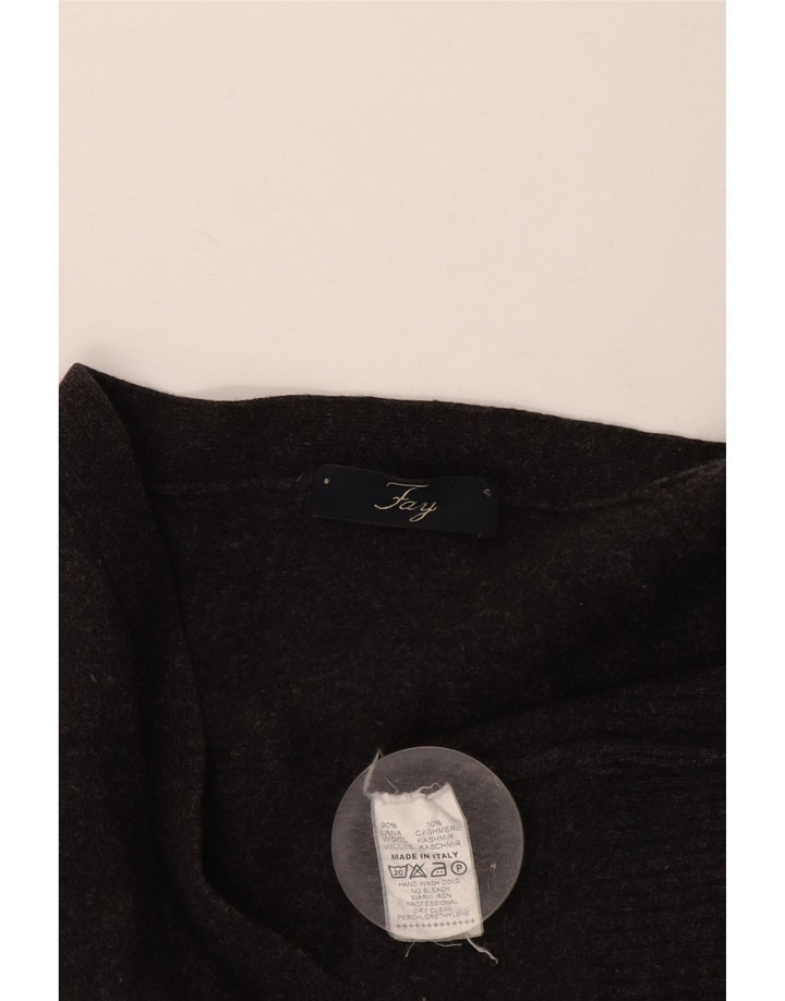 Ανδρικό πουλόβερ Fay Cardigan Μικρό Γκρι Μαλλί