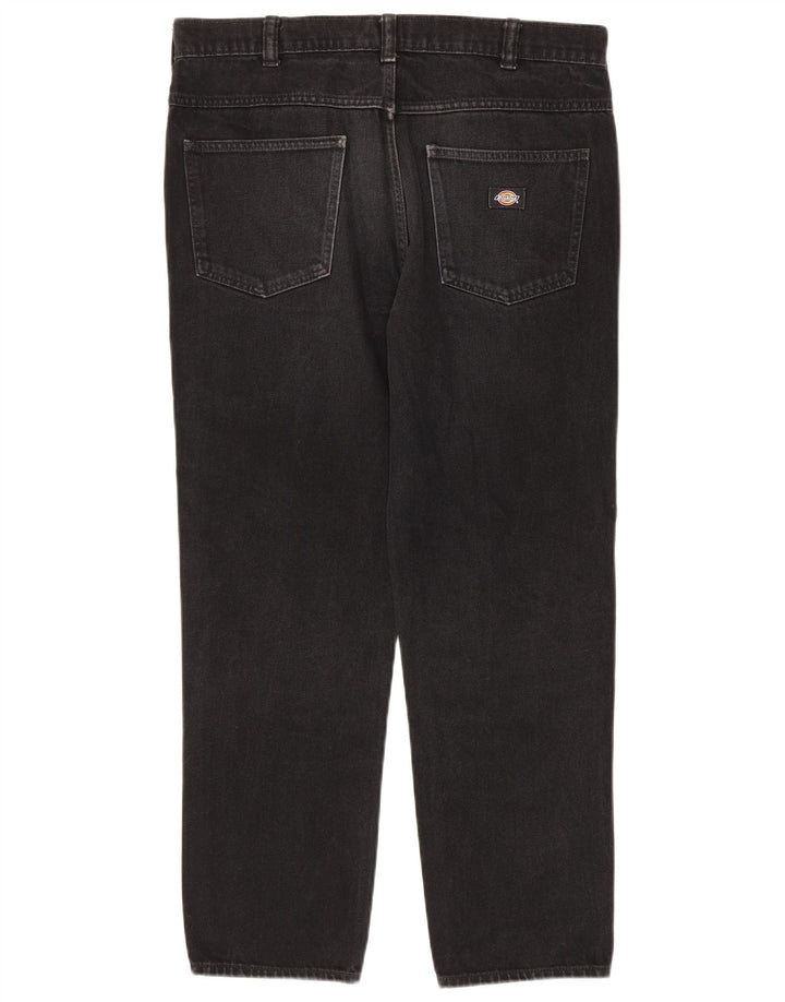 Ανδρικό τζιν ίσιο Dickies W32 L30 μαύρο βαμβακερό