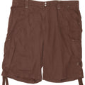Lee Womens Plus Size Σορτς Cargo US 20 XL W40 Καφέ Βαμβακερό