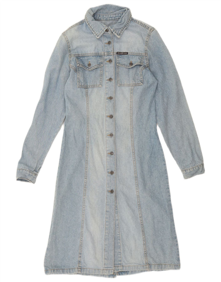 Womens Long Sleeve Denim Dress UK 12 Medium