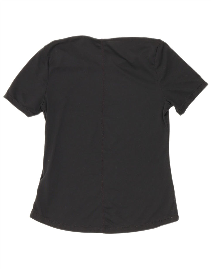Μπλουζάκι Nike Girls Dri Fit Top 10-11 ετών Μεσαίο μαύρο πολυεστέρα