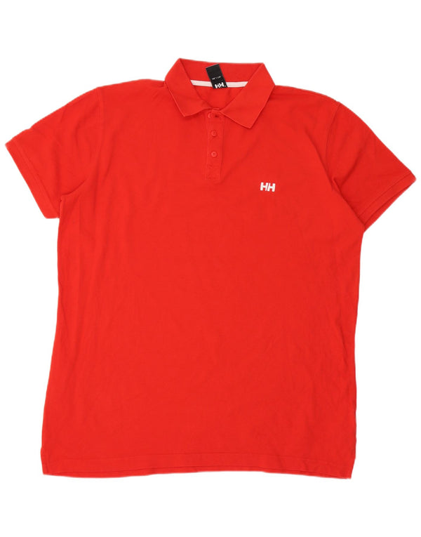 Helly Hansen Ανδρικό μπλουζάκι πόλο 2XL κόκκινο βαμβακερό
