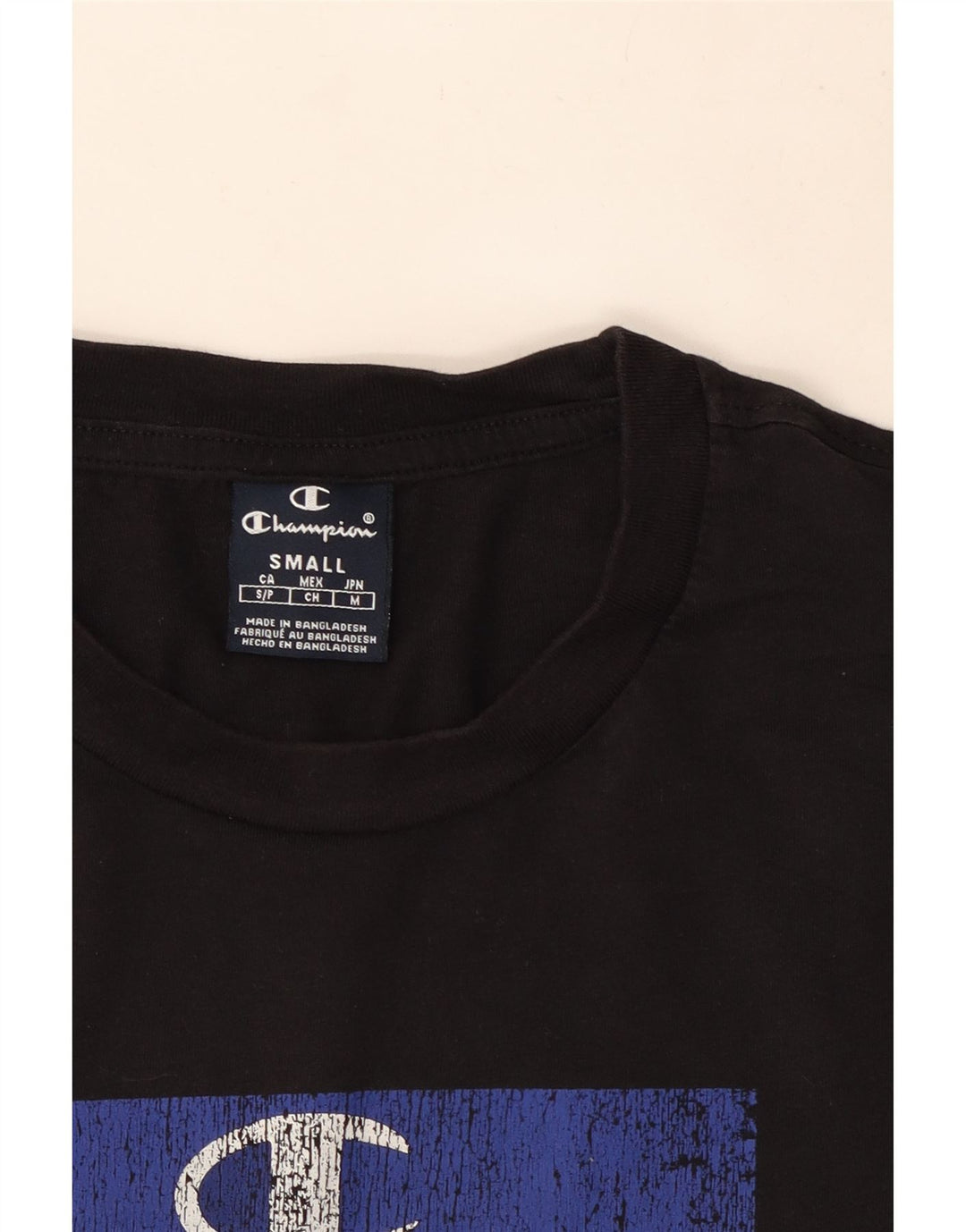 Ανδρικό T-Shirt Champion Graphic Top Small Black