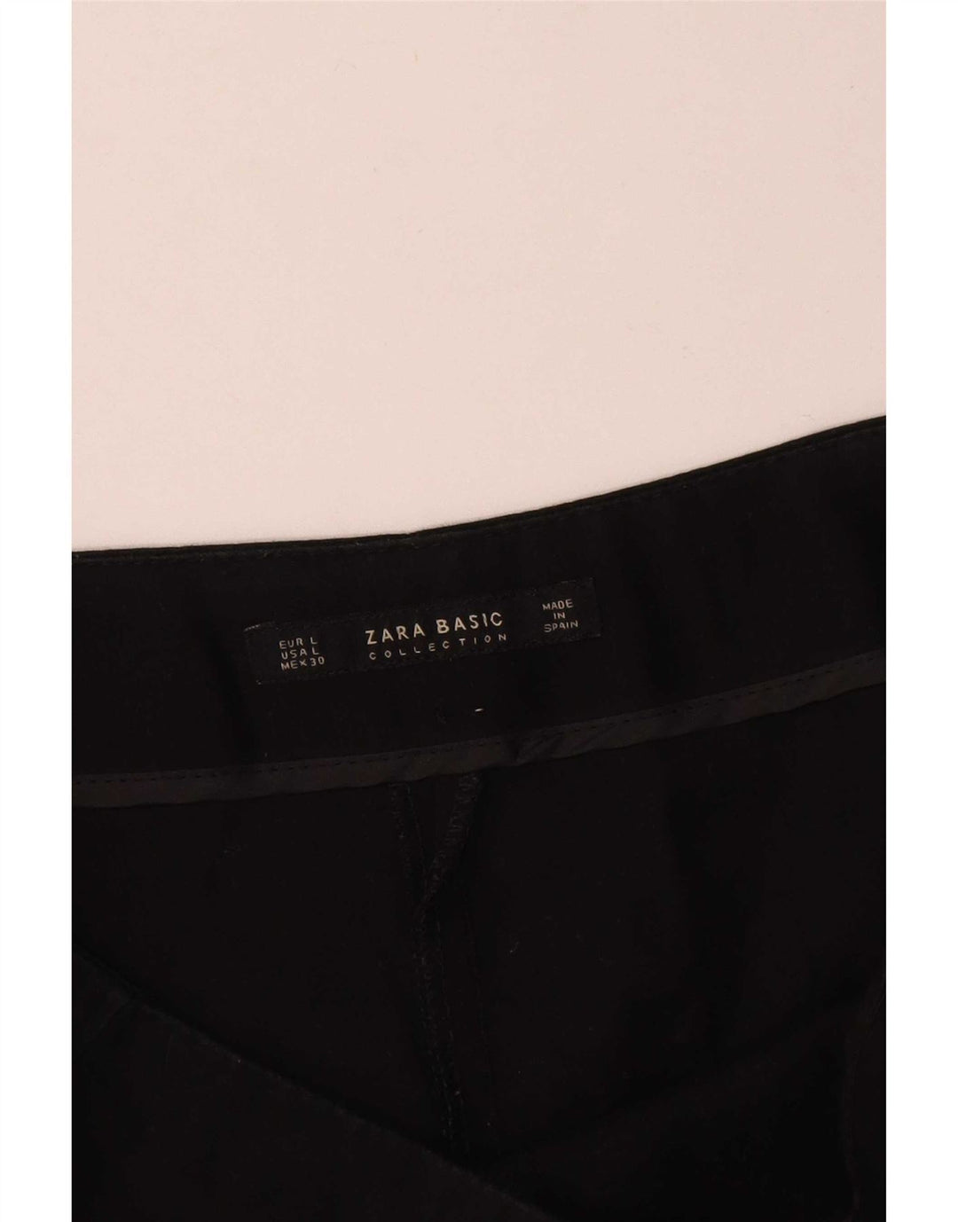 Zara Γυναικείο Hot Παντελόνι Μεγάλο W30 Μαύρο