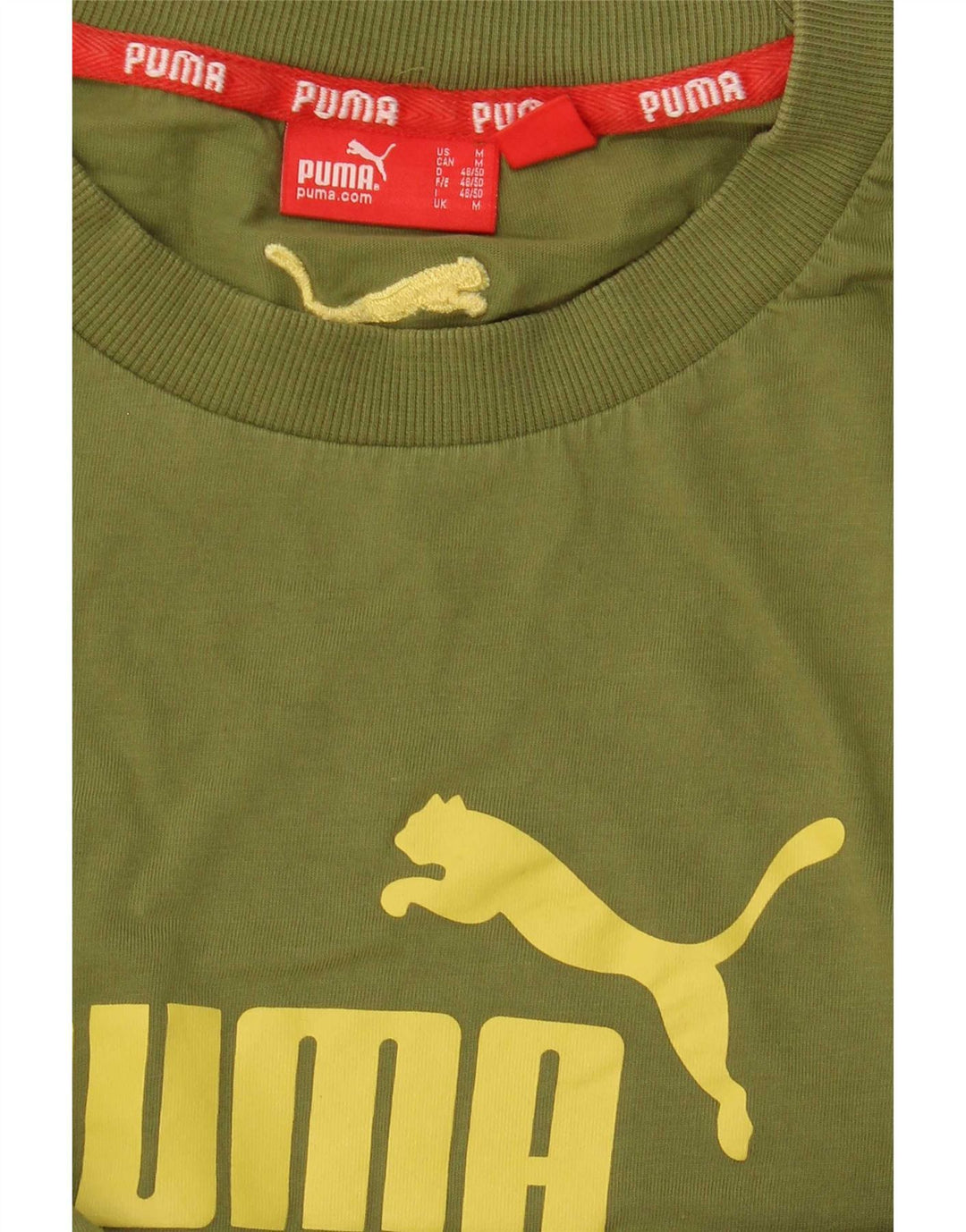 Ανδρικό γραφικό μπλουζάκι Puma Top Μεσαίο πράσινο