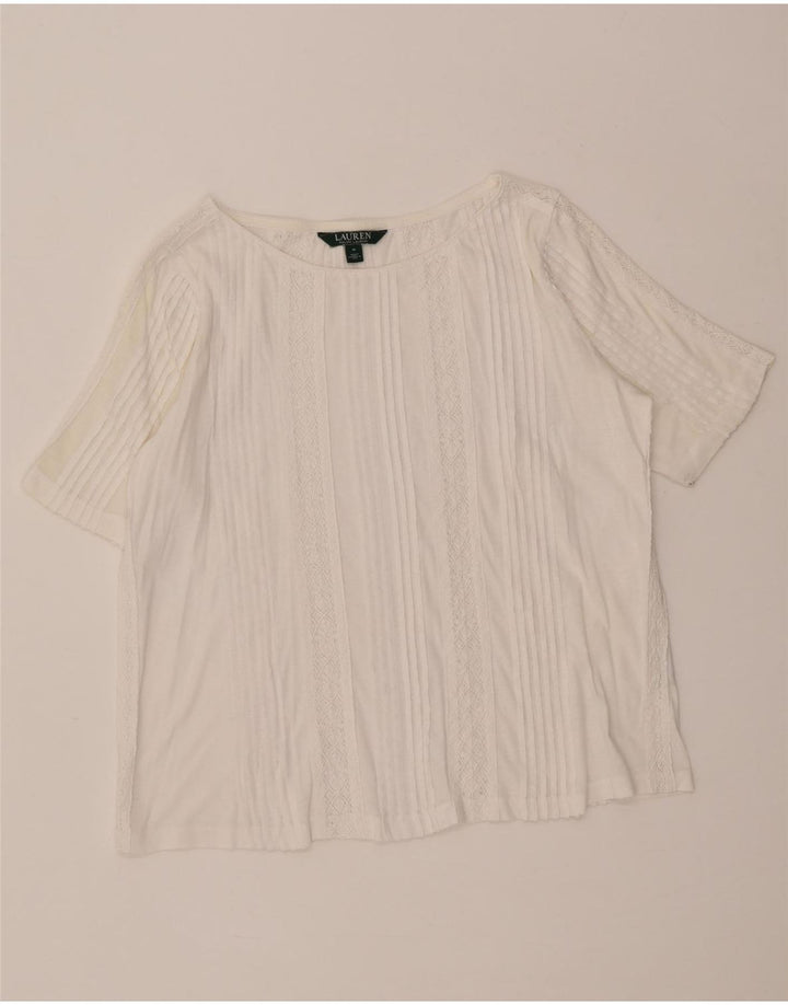 Γυναικεία μπλούζα Ralph Lauren Top UK 14 Medium White