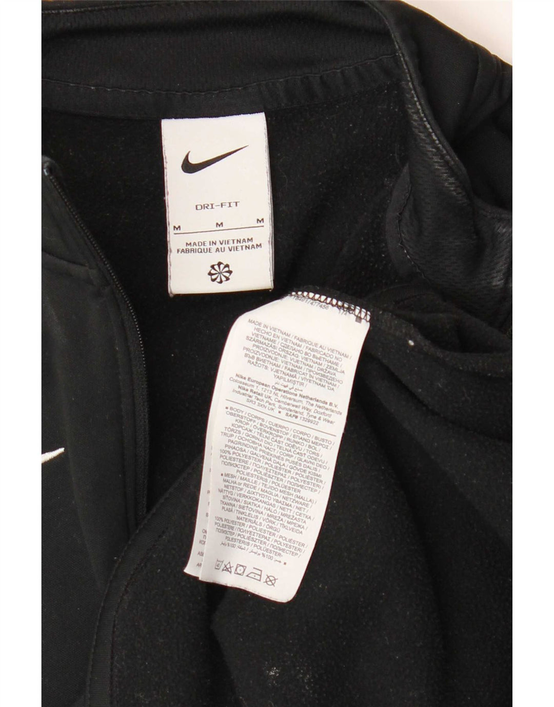 Γυναικείο φούτερ Nike Dri Fit Jumper UK 14 Medium Black Colourblock