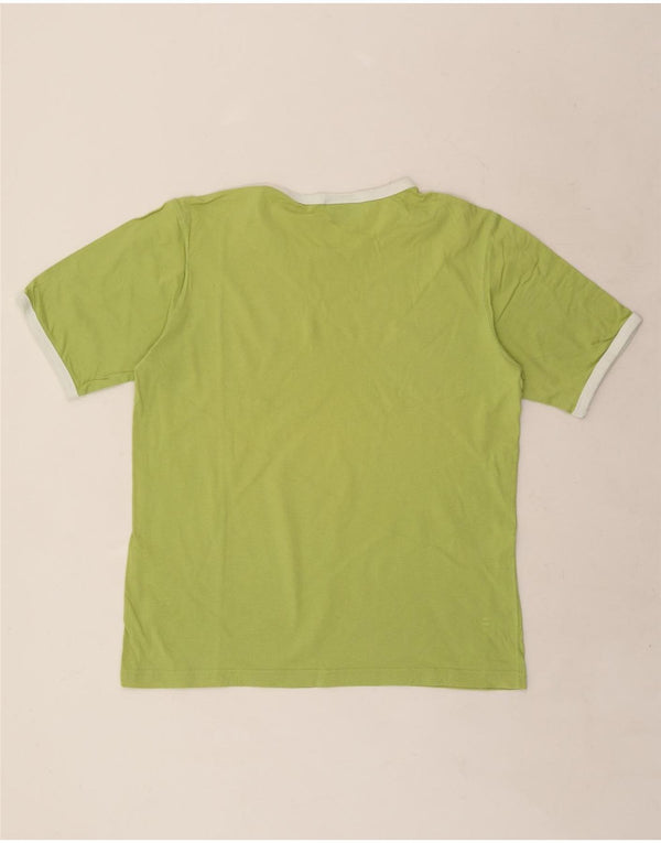 SERGIO TACCHINI Ανδρικό γραφικό T-Shirt Top μεγάλο πράσινο βαμβακερό