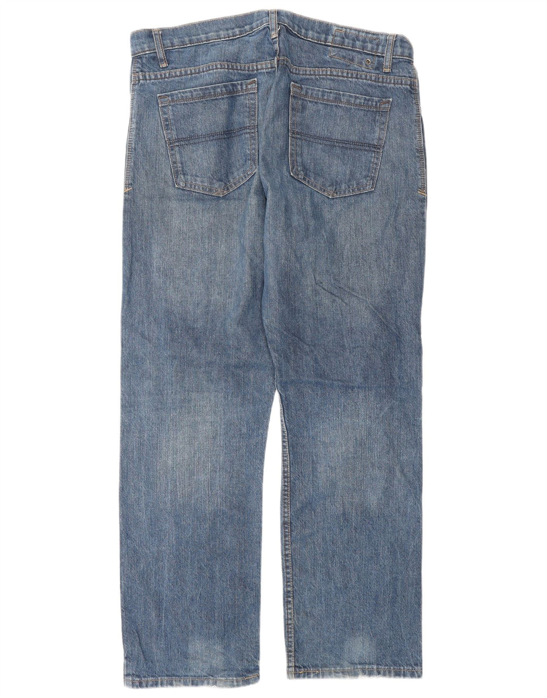 Marks & Spencer Ανδρικό Μπλε Harbor Straight Jeans W34 L29 Μπλε