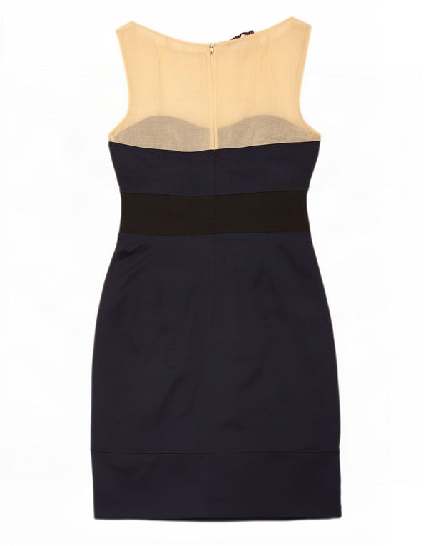 Γυναικείο αμάνικο φόρεμα Reiss UK 12 Medium Navy Blue Colourblock