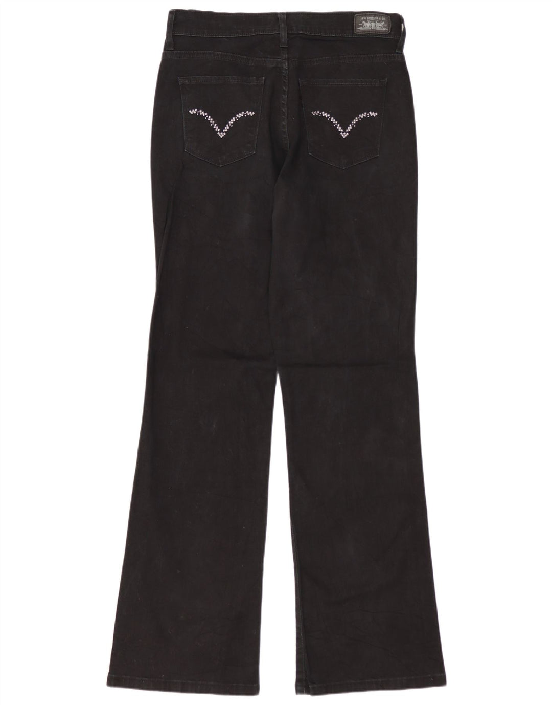 LEVI'S Womens 512 Bootcut Jeans US 6 Medium W28 L31 Black