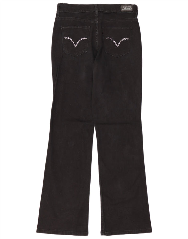 LEVI'S Womens 512 Bootcut Jeans US 6 Medium W28 L31 Black