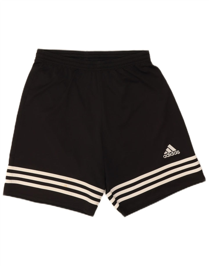 Ανδρικό αθλητικό σορτς Adidas Climalite από μικρό μαύρο πολυεστέρα