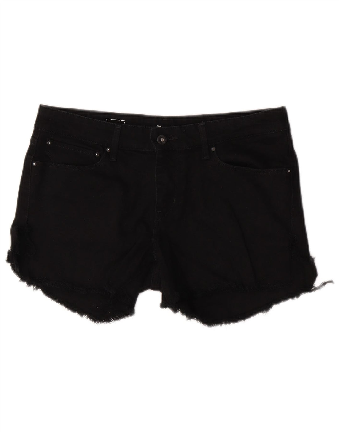 Γυναικείο τζιν σορτς Levi's W31 μεσαίο μαύρο βαμβακερό