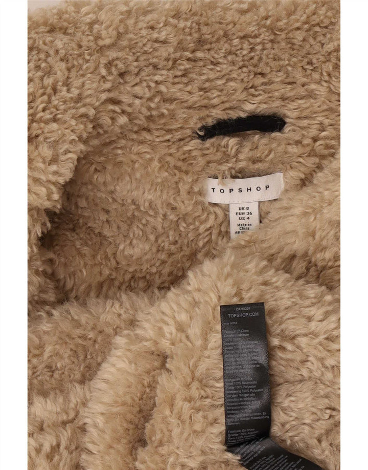 Topshop Γυναικείο Κοτλέ Μπουφάν UK 8 Small Black Colourblock