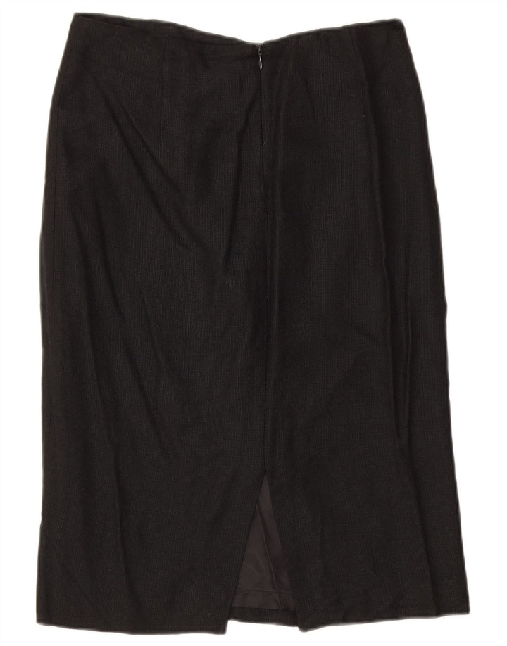 Zara Γυναικεία ίσια φούστα EU 38 Small W28 Black Rayon