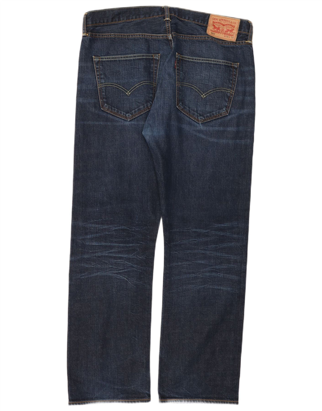 LEVI'S Ανδρικό τζιν 501 ίσιο W36 L30 Navy Blue Cotton