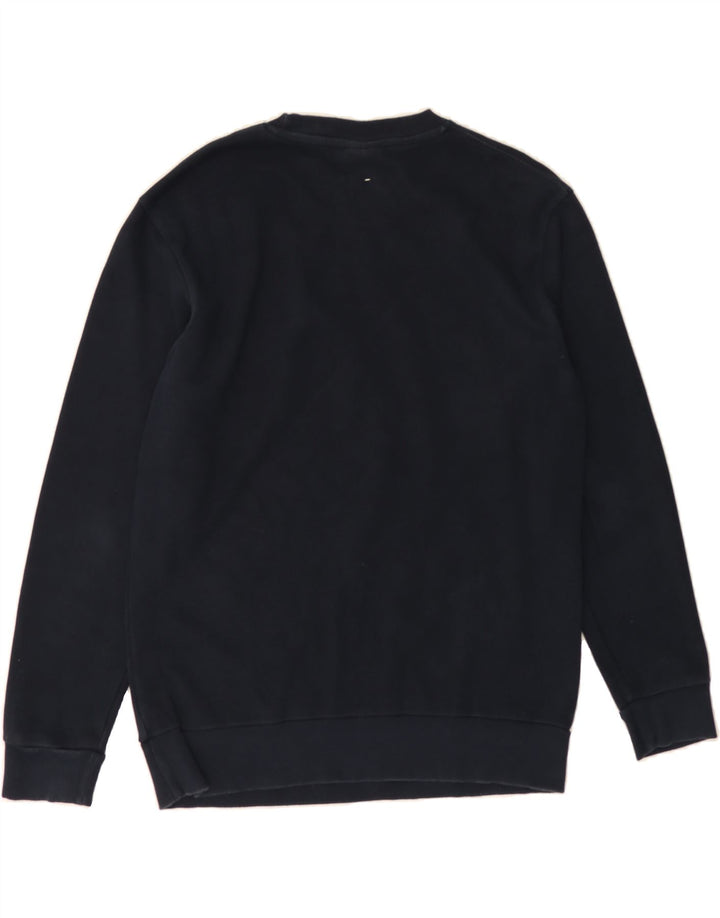 ZARA Womens Sweatshirt Jumper UK 14 Medium Navy Blue Vintage Zara and Second-Hand Zara from Messina Hembry 