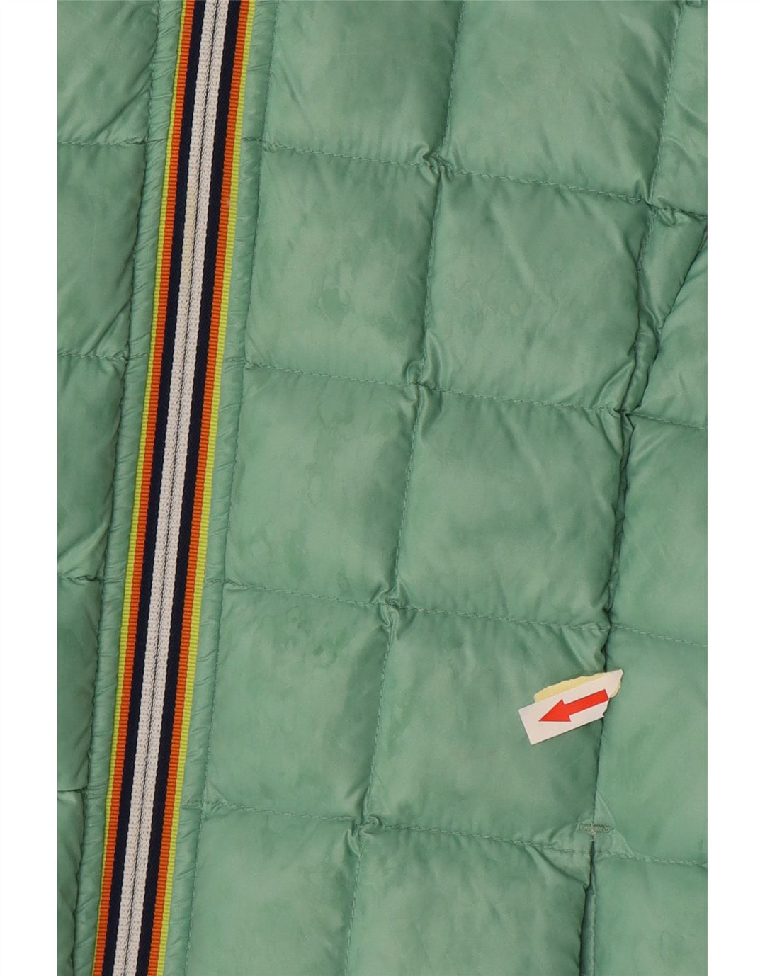 K-Way Girls Hooded Reversible Padded Jacket 11-12 Years Off White Polyamide