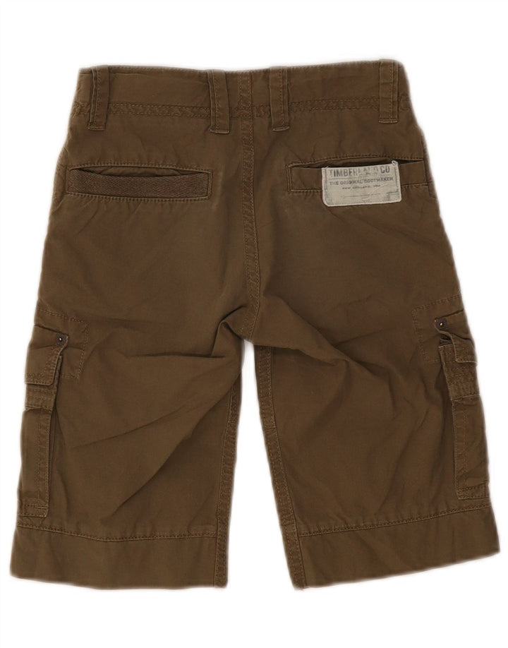 Timberland Boys Cargo Short 7-8 Years W20 Khaki Cotton