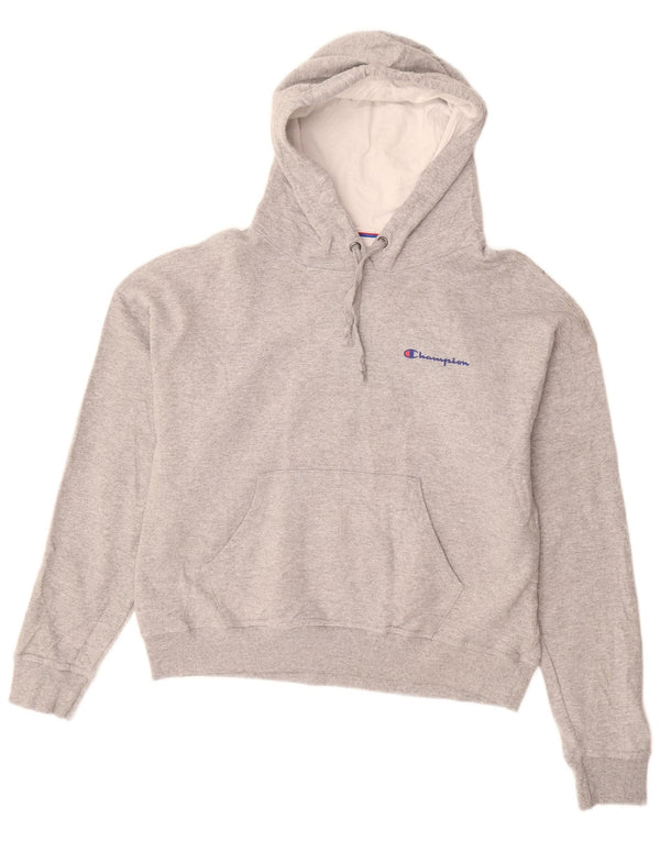 CHAMPION Γυναικείο Hoodie Jumper UK 10 Small Grey