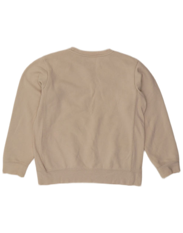 Champion Γυναικεία Γραφική Φούτερ Jumper UK 16 Large Off White Βαμβακερά