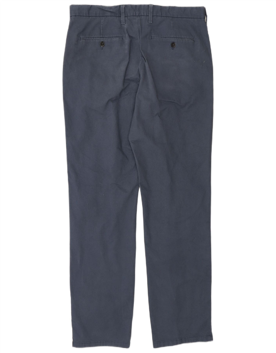 Marks & Spencer Ανδρικό παντελόνι Chino με κανονική εφαρμογή W34 L32 Μπλε βαμβακερό