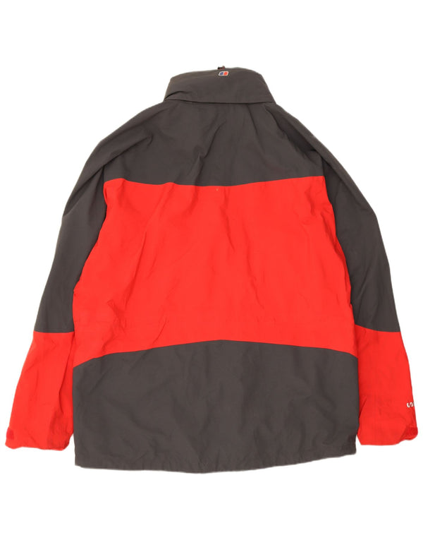Berghaus Ανδρικό μπουφάν βροχής με κουκούλα UK 44 2XL Κόκκινο πολυαμίδιο