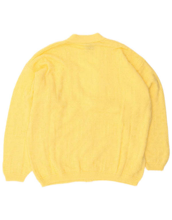 Νέο ανδρικό πουλόβερ Fast Cardigan XL Κίτρινο Ακρυλικό