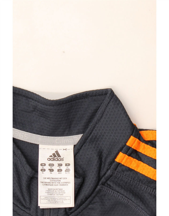 Ανδρική φόρμα ADIDAS Clima 365 με φερμουάρ πουλόβερ Top XL Navy Blue