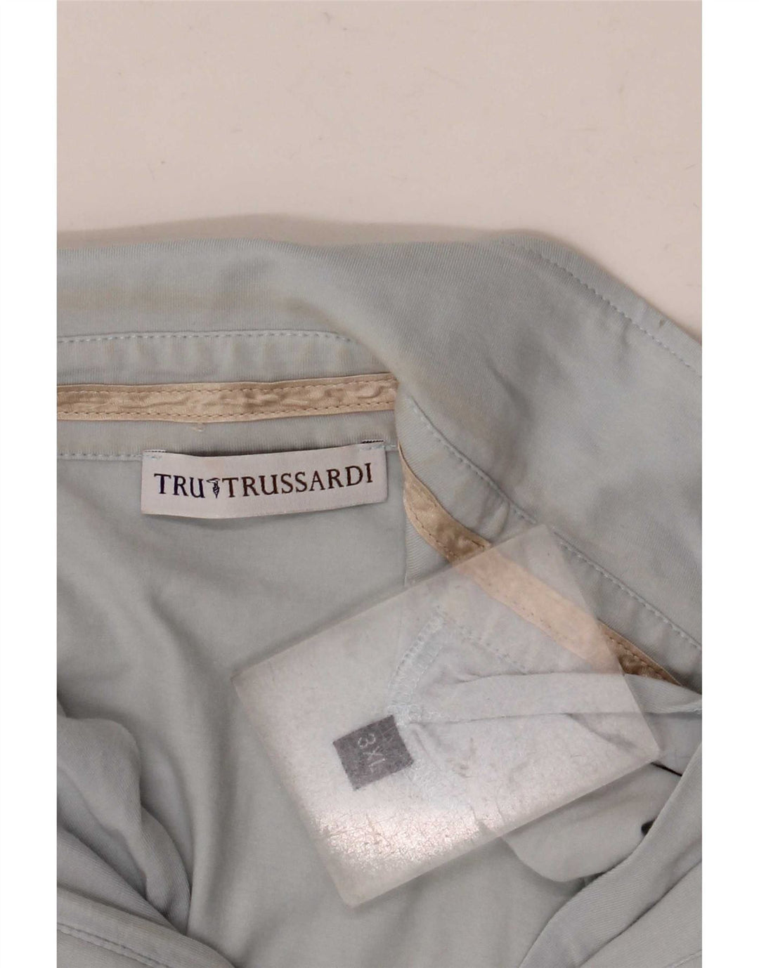 Trussardi Ανδρικό Πόλο Μπλουζάκι 3XL Γκρι